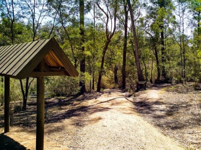Walking path at the Blue Pools