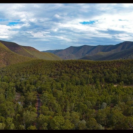 Flying a drone in Gippsland is a great way to get picture of the Macalister Valley from above